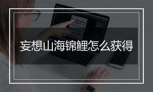 妄想山海锦鲤怎么获得