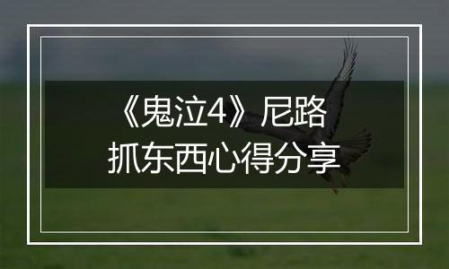 《鬼泣4》尼路抓东西心得分享