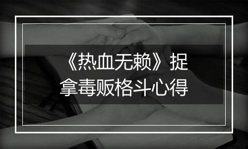 《热血无赖》捉拿毒贩格斗心得