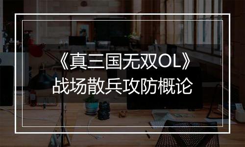 《真三国无双OL》战场散兵攻防概论